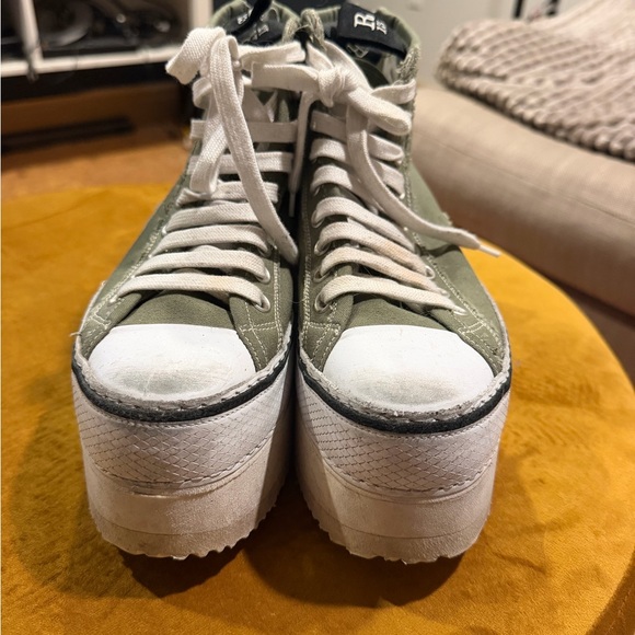 R13 Shoes - R13 Distressed Platform Sneaker